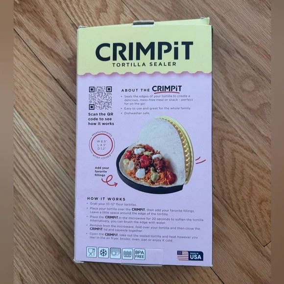 Crimpit Start sealing tortillas for no-mess meals - Picture 2 of 6